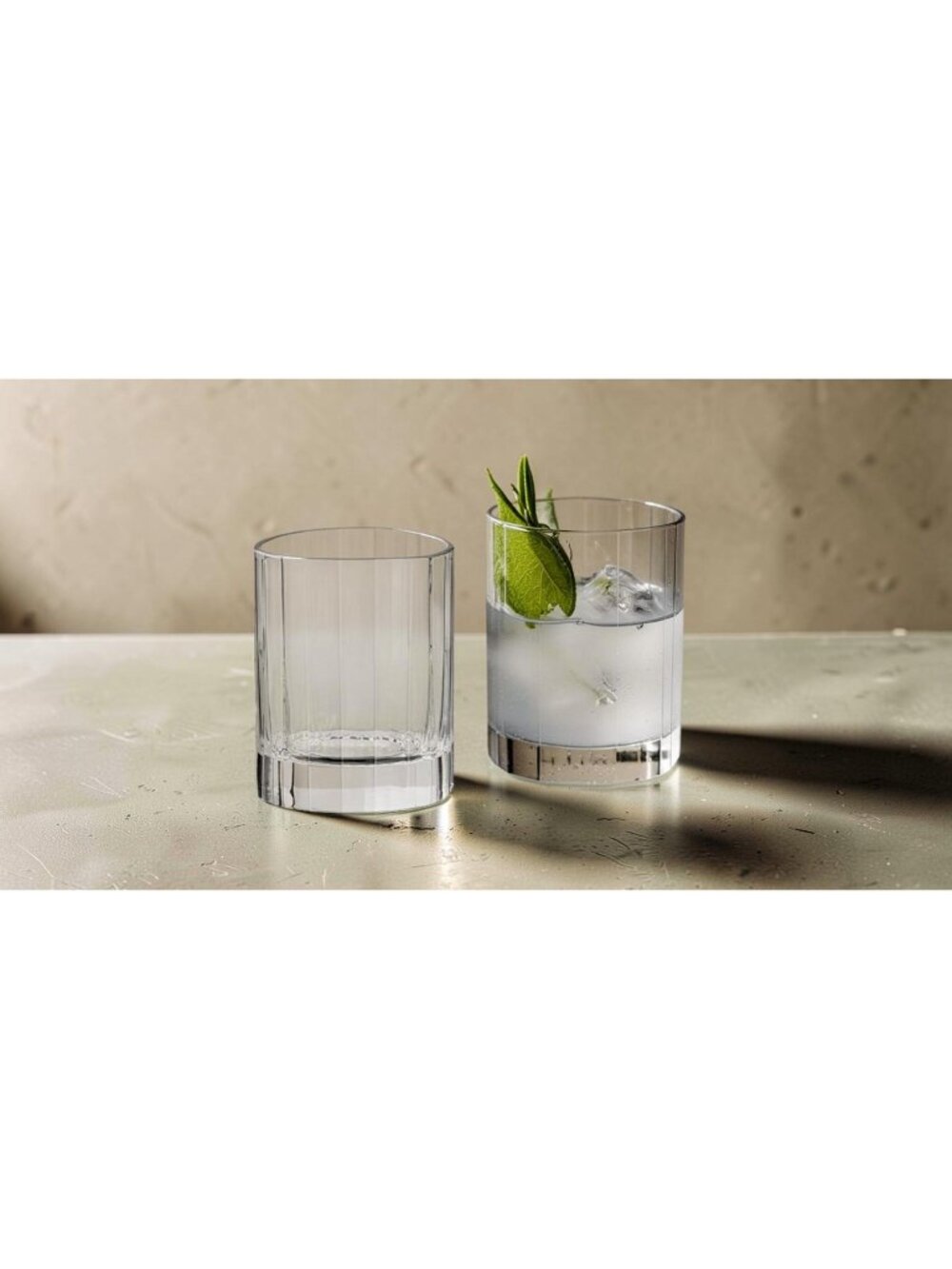 Luigi Bormioli Bach Rocks Glasses - Set of 2.  Made in Italy